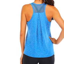 Летние дышащие топы, одежда, Женская спортивная одежда для фитнеса, рубашки для бадминтона на открытом воздухе, сетчатые топы без рукавов, майка для йоги, велоспорта, тенниса Летние дышащие топы, одежда, Женская спортивная одежда для фитнеса, рубашки для бадминтона на открытом воздухе, сетчатые топы без рукавов, майка для йоги, велоспорта, тенниса