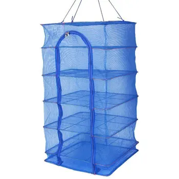 

Folding Sun Fishing Nets Drying Cage Square Sun Fish Cage Sunfish Net Mosquito Cage Dry Net Fishing Tackle