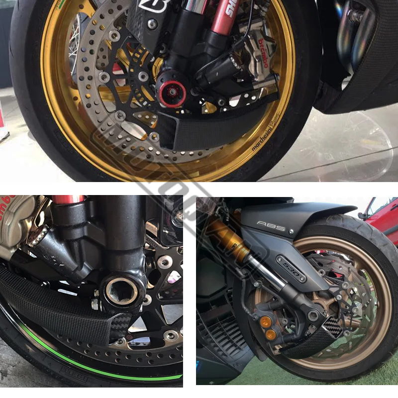 Мотоцикл охлаждения углерода воздуховоды тормоза для DUCATI PANIGALE V4- углеродного волокна монтажный комплект