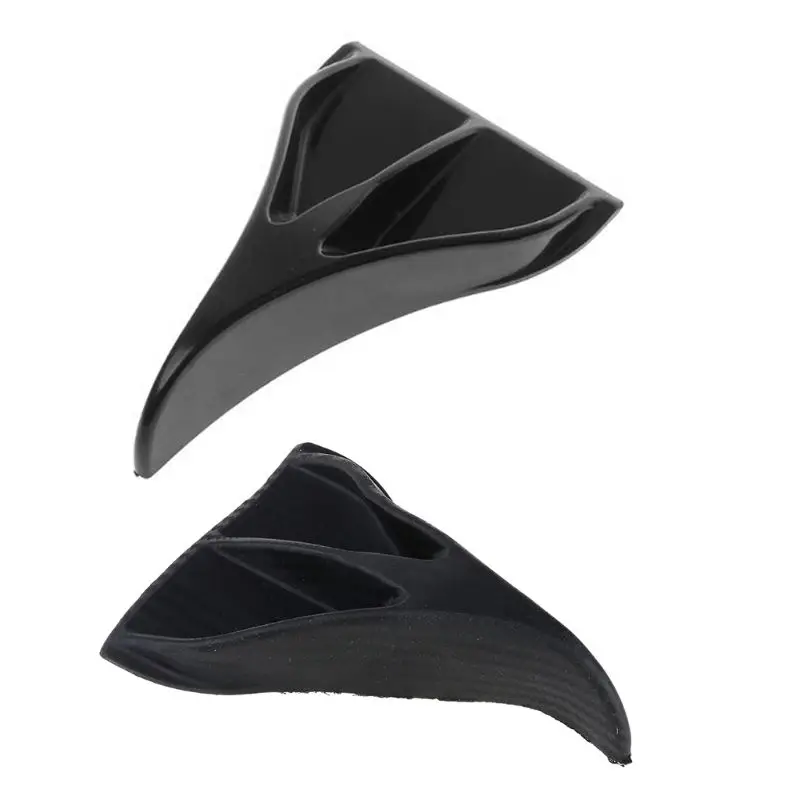 1Pcs Carbon Fiber Shark Fin Kit Diffuser Spoiler Roof Wing Windshield Vortex Generator for Windscreen RoofSpoiler Bumper | Автомобили и