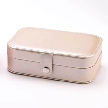 

High Grade Ring Jewellery Storage Box Portable Carrying Case Jewelry Box Ear Nail Ring Earring Jewelry Receiving Box
