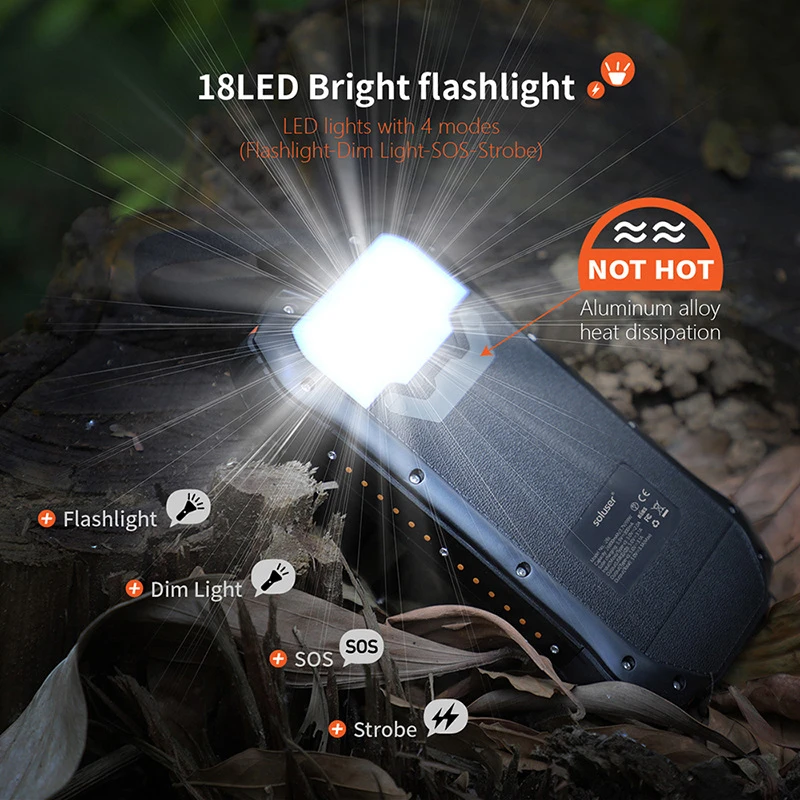 26800mAh Solar Power Bank 10W Fast Qi Wireless Charger For iPhone 12 Xiaomi Samsung Fast Charging Powerbank USB Type C Poverbank charmast