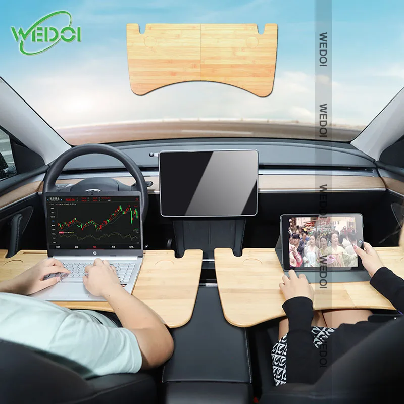Поднос для ноутбука на руль автомобиля Tesla Model 3 Y аксессуары руля стол еды