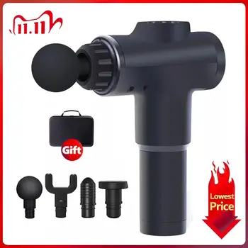 

Electric Massage Gun Muscle Relaxation Massager Relief Pain Slimming Shaping Sports Therapy High Frequency Fascia Gun Percussion