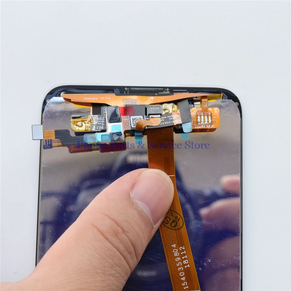 Олеофобный+ 10 сенсорный экран для huawei Honor 10 Honor10 COL-L29 ЖК-дисплей с сенсорным экраном дигитайзер+ Модуль сканера отпечатков пальцев