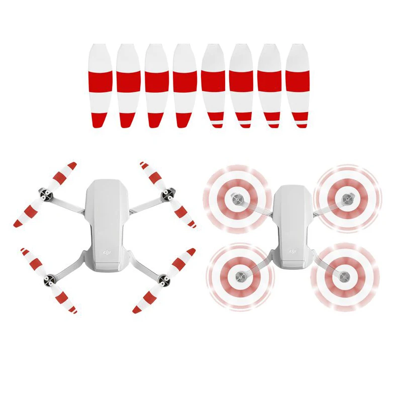 Promo OOO 8pcs Mavic drone Propellers blade props for dji mavic mini drone Accessories 