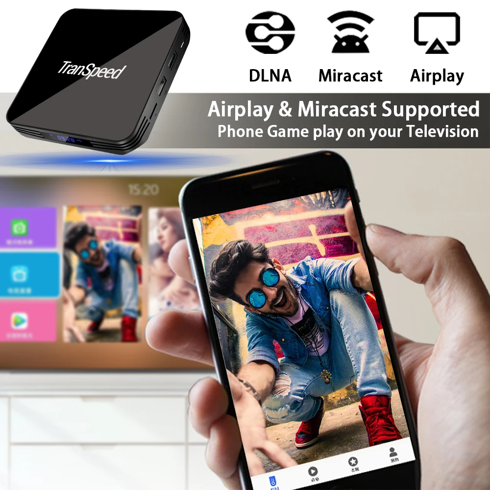 Android 9,0 ТВ приставка 4 ГБ 32 ГБ 64 Гб Amlogic S905X3 8K HDMI 2,4G и 5G Wifi Netflix Youtube 1000M 5G Wifi приставка
