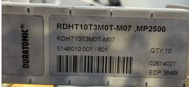 10 шт. инструменты твердосплавные вставки RDHT 10T3M0T-M07 MP2500