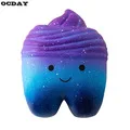 Горячая Jumbo мороженое кошка медленно поднимающийся стресс облегчение Galaxy игрушки мягкие коллекции Diy продукты медленное восстановление мороженое кошки