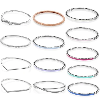 

PDB SL high quality 925 sterling silver series fashion charm DIY bracelet suitable for bead charm female bracelet jewelry gift