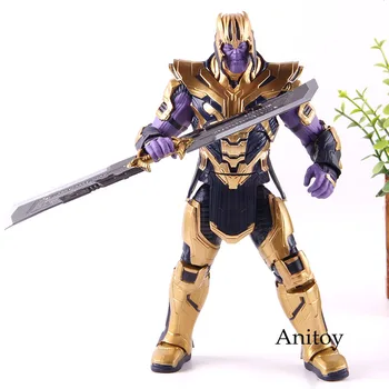 

Marvel Avengers Endgame Thanos Action Figure Armor Ver. PVC Collection Model Toy Birthday Gifts