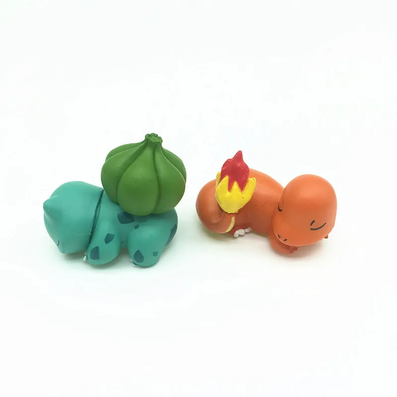 Спальная фигурка Pika Squirtle Charmander Bulbasaur pokemones, коллекция игрушек, подарки, игрушки для детей, подарок