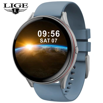 

LIGE 2020 new smart watch men's sports fashion heart rate blood pressure sleep fitness tracker Smartwatch pedometer smart watch