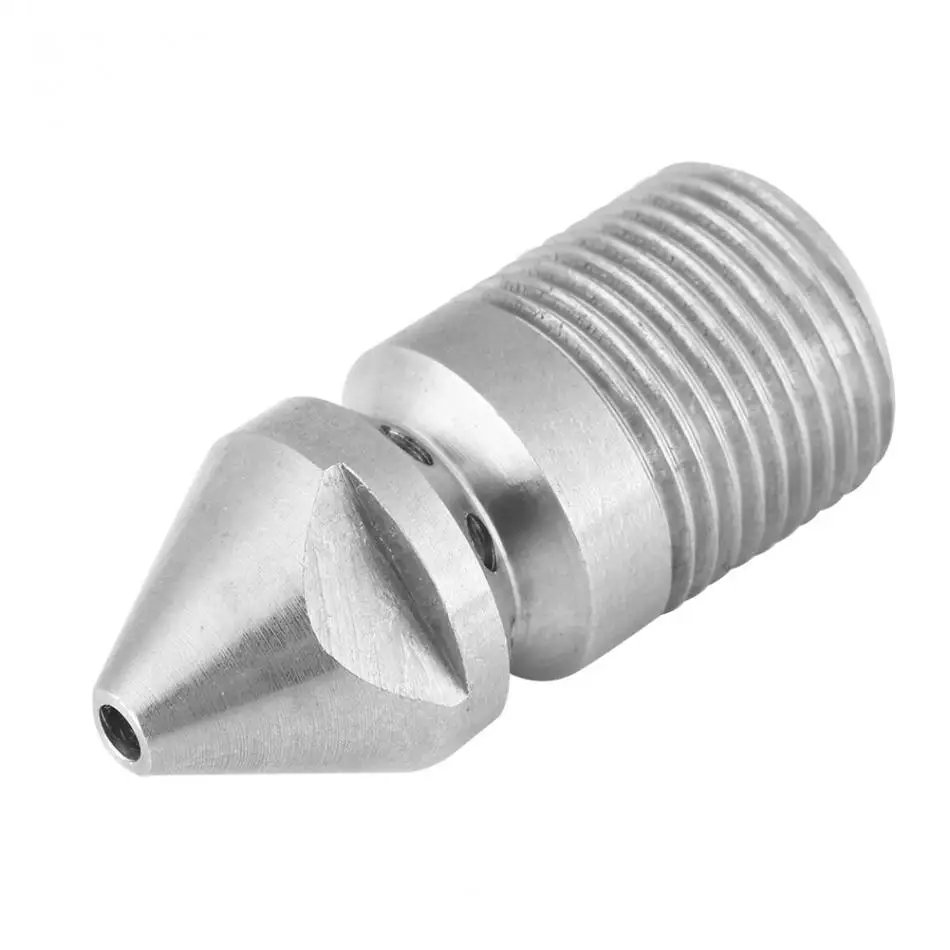 

Sewer Cleaning Nozzle Stainless Steel Pressure Sewer Cleaning Pipe Drain Jetter Nozzle 3/8 BSP Male Thread