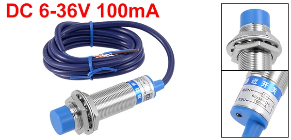NPN NC-100mA Uxcell 1 шт. Индуктивный датчик приближения Переключатель детектор 8 мм NC NO DC 6-36 в 200/2/3 ма-провод для автоматического управления промышленности - Color: NPN NC-100mA