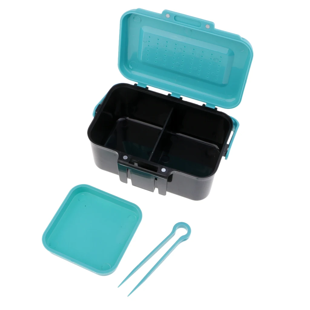 Live Bait Box Set Earthworm Red Worm Lure Bait Holder Waist Box Portable