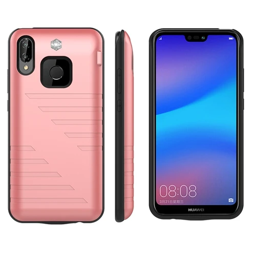 6800mah Rose Pink 6800 мАч чехол для зарядного устройства для huawei P20 Lite чехол для резервного зарядного устройства чехол для телефона s PowerBank чехол для huawei P 20 Lite Nova 3E - Цвет: 6800mah Rose Pink