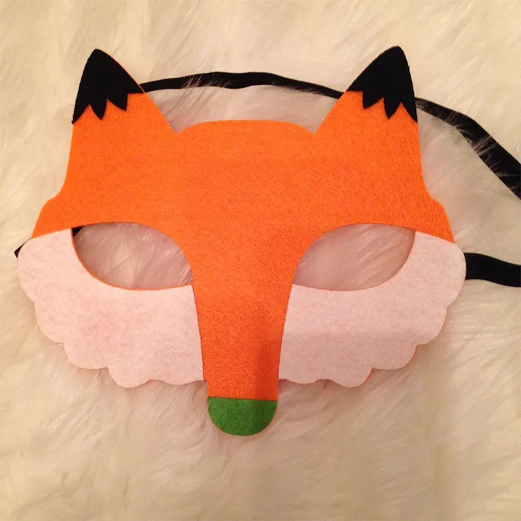 

Felt Mask Eye Patch Christmas Makeup Ball Eye Patch Halloween Mask Customizable CHILDREN'S Mask