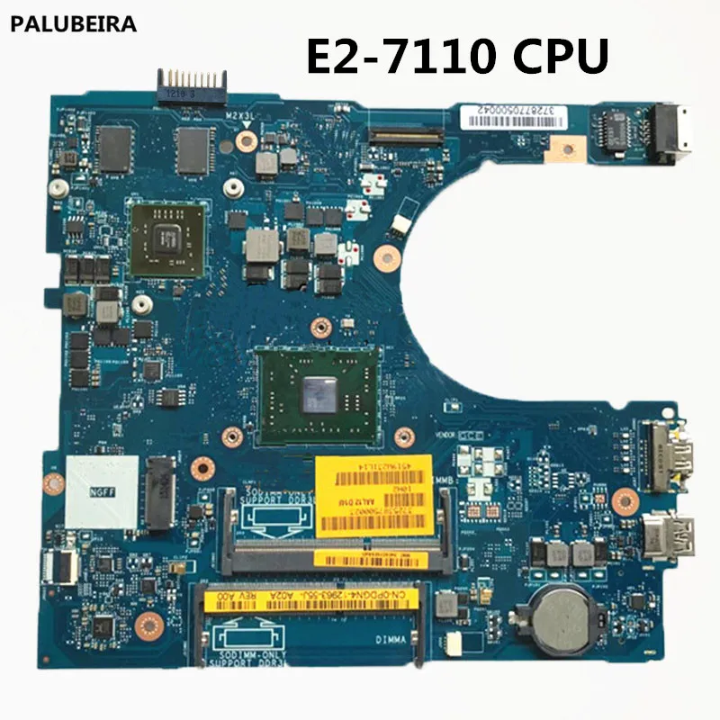 PALUBEIRA CN-0PDGN4 PDGN4 PDGN4 с E2-7110 cpu+ чипом видеокарты AAL12 LA-C142P для Dell Inspiron 5455 5555 ноутбук Motherboar