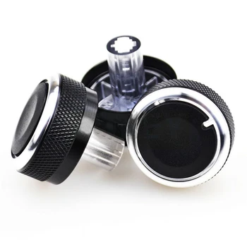

3 Pcs/Set A/C Knob Button High Quality ABS Replaces For Mazda 2 Knob M2