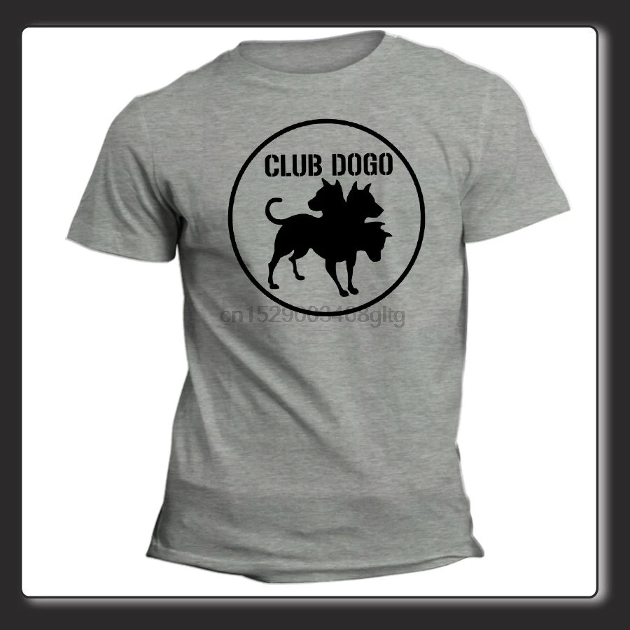 Новинка 2019 летняя мужская футболка с коротким рукавом крутая Uomo Donna Club Dogo Jack La Furia