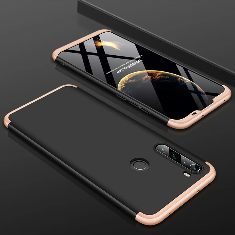Чехол для телефона Xiaomi Redmi Note 8T Redmi 8 8A Pro, чехол на заднюю панель, бампер 360, полный Чехол, роскошный жесткий чехол из поликарбоната