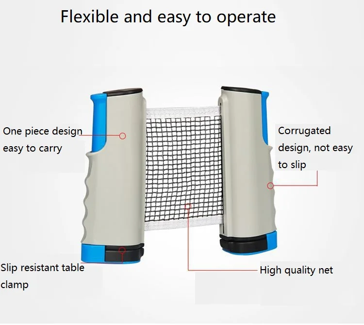 Профессиональная сетка для настольного тенниса простая портативная телескопическая сетка для пинг-понга из хорошего материала Выдвижная сетка для пинг-понга