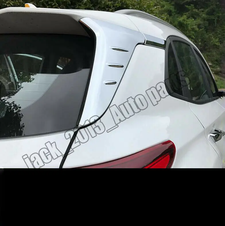 Хромированные аксессуары для hyundai Kona-, накладка на подоконник заднего стекла, автомобильные аксессуары для модификации