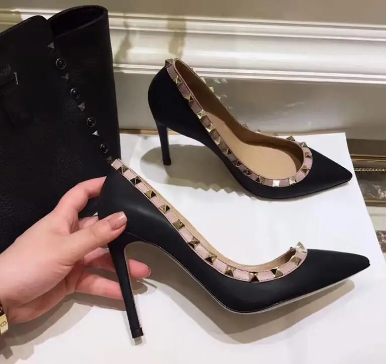 Новинка 2019 года высококачественные женские туфли на высоком каблуке из