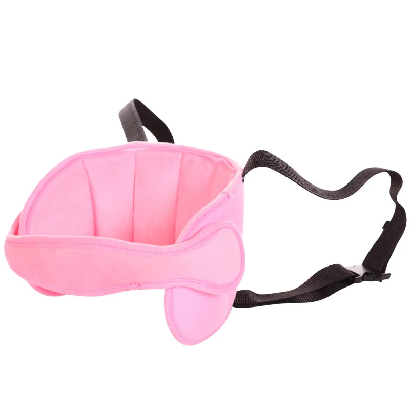 IMBABY Baby Kids ProductsAdjustable подголовник сиденья автомобиля Поддержка головы фиксированная Спящая защитная подушка для шеи безопасный манеж подголовник - Цвет: Розовый