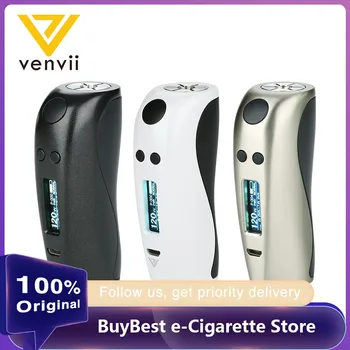 

Original Venvii Baby Ness 120W TC Box MOD Fit 21700/20700/18650 Battery Ergonomic Design Electronic Cigarette Vape Box Mod e cig