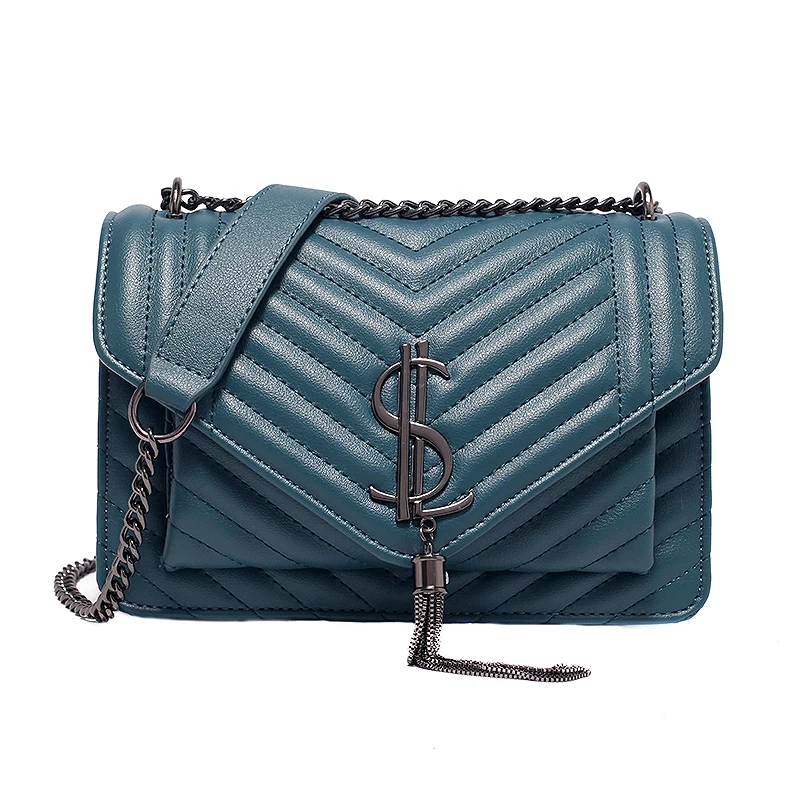 Новинка, роскошные сумки, женские сумки, дизайнерские сумки через плечо, вечерний клатч, Курьерская сумка, сумки через плечо для женщин, сумки - Цвет: Blue style 2