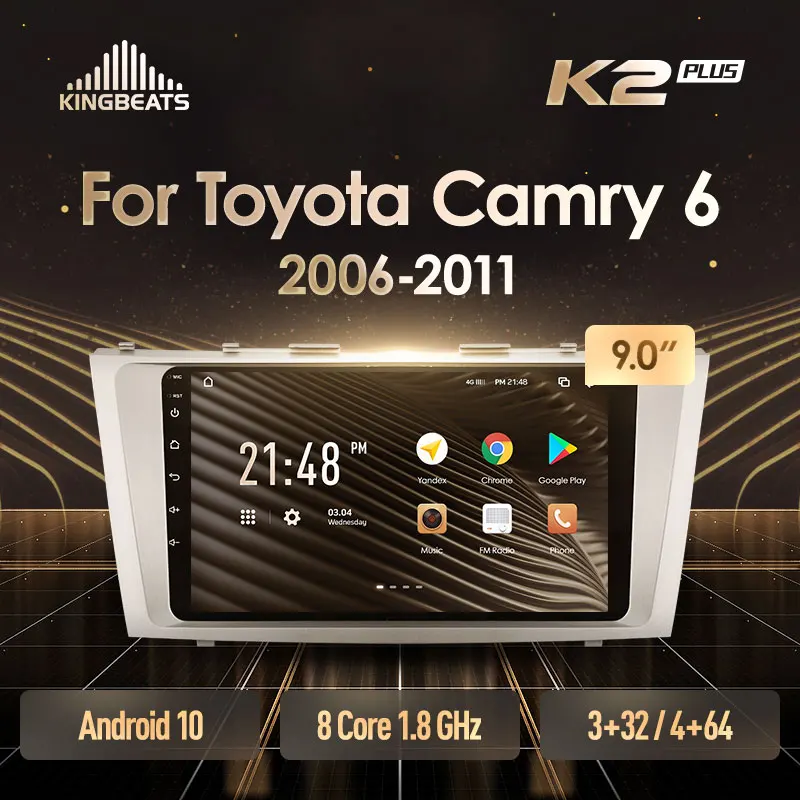 KingBeats штатное головное устройство For Toyota Camry 6 XV 40 50 2006 2011 GPS автомагнитола на