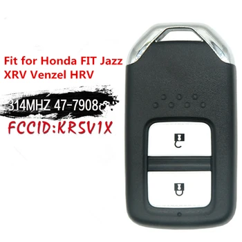 

Original 2 Button Car Remote Key Smart Key 314Mhz with iD47 Chip Fit for Honda FIT City Jazz XRV Venzel HRV FCC ID 72147-T5A-G01