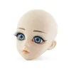 Bjd Doll 1/4 Head with Blue Eye for 42cm doll DIY Toy BJD New User Makeup 22 Joint 18 Inch Doll  Kids Toys for Girls 18MM eyes ► Photo 2/5