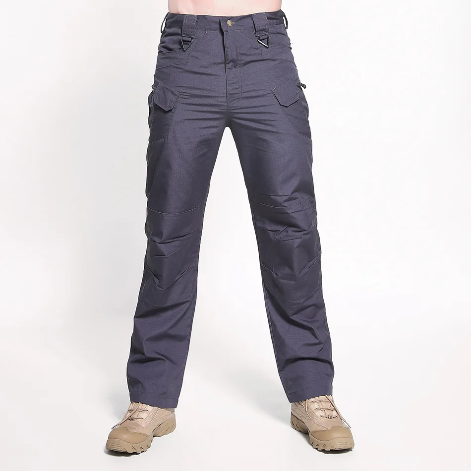New Cargo Pants Men Elastic Fabric Tactical Pants City Military SWAT Combat Army Trousers Male Casual Pockets Pants Overalls