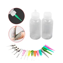 1 Set DIY Henna Paste Bottle Nozzle Tips Kit Applicator Drawing for Body Art Paint Making Tool Set Tattoo Accessories New