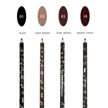 4 цвета красивые устойчивый к пятнам Цвет быстро бровей карандаш с точилкой легко Цвет карандаш для бровей 5 шт