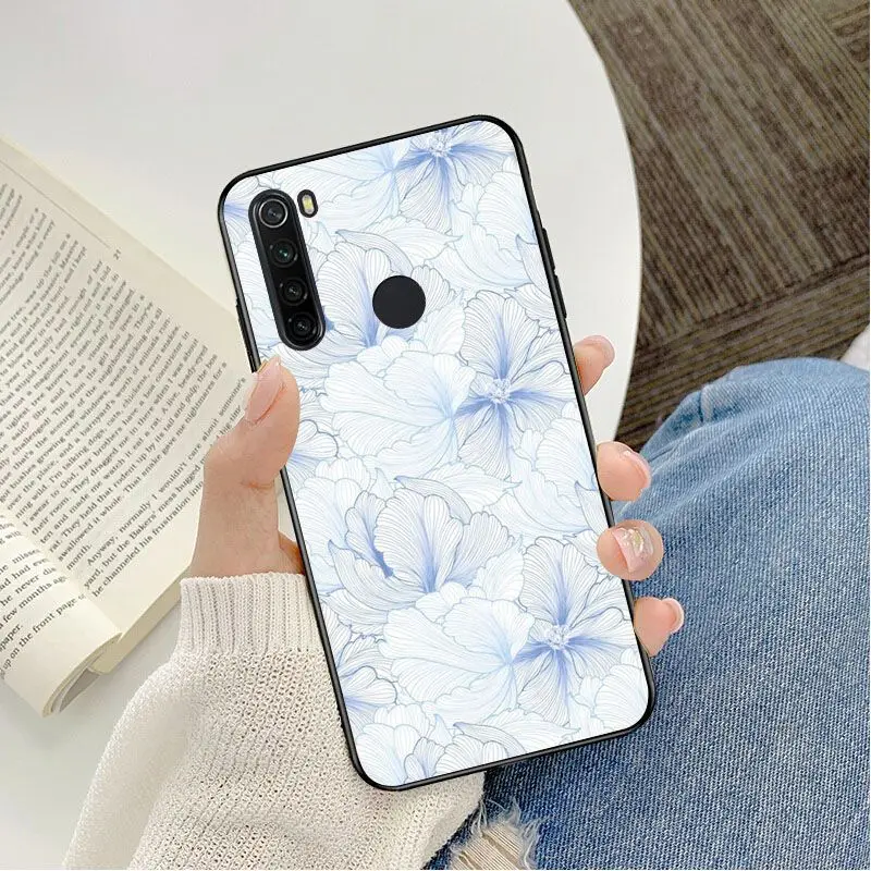 Colorful ink painting flowers