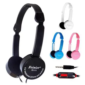 

Retractable Foldable Over-ear Headphone Headset with Mic Stereo Bass for Kids