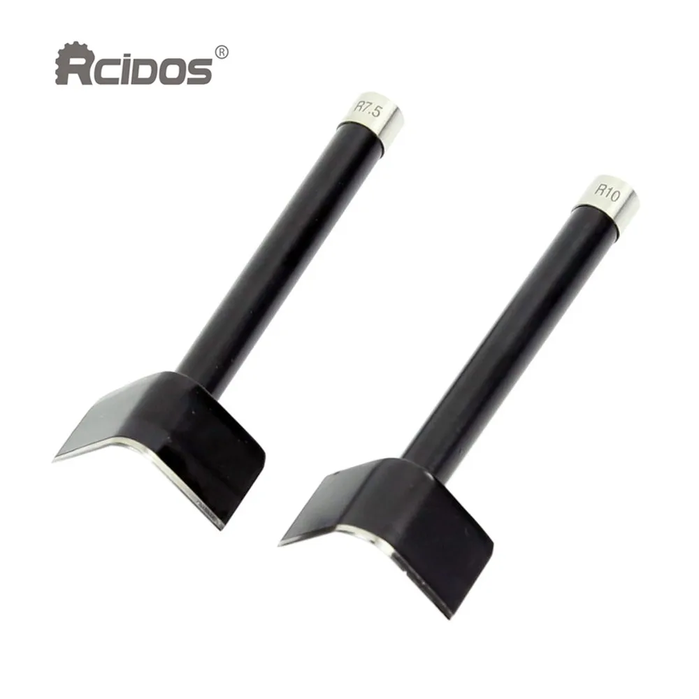 

R7.5/R10 DIY Leather corner trimmer,RCIDOS Manual belt round cutter punch,Corner radius 7.5/10mm leather fillet,Japan blade