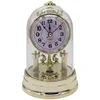Retro living room clock, silent table clock, rotating pendulum 5