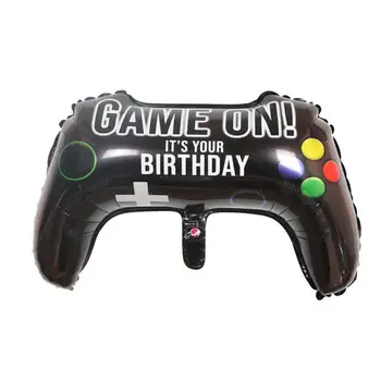 

Video Game Controller Handle Shape Aluminum Foil Balloon Children's Party Birthday Venue Personality Party Decoration