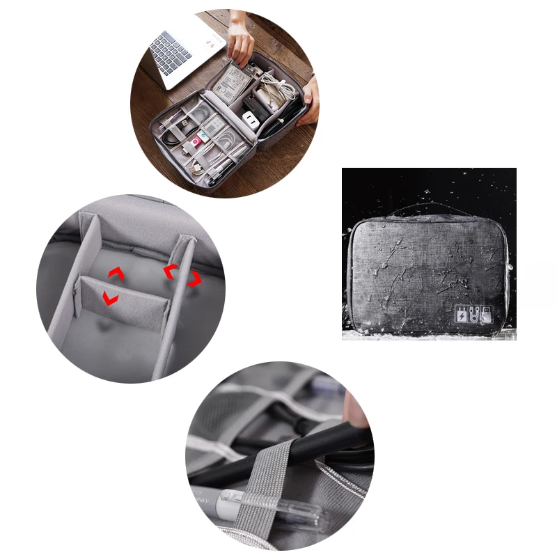 Travel Bag Organizer Electronic Accessories Men travel bags
