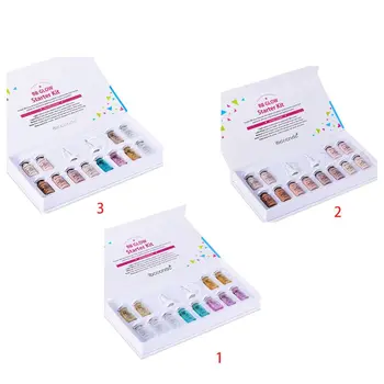 

12Pcs 8ml Ampoules Serum Facial Booster BB Cream Liquid Foundation Starter Kit