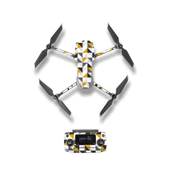 

Colorful Block Style Skin Sticker for DJI Mavic 2 Pro & Zoom Drone Body Remote Controller Battery Protection Film M20223