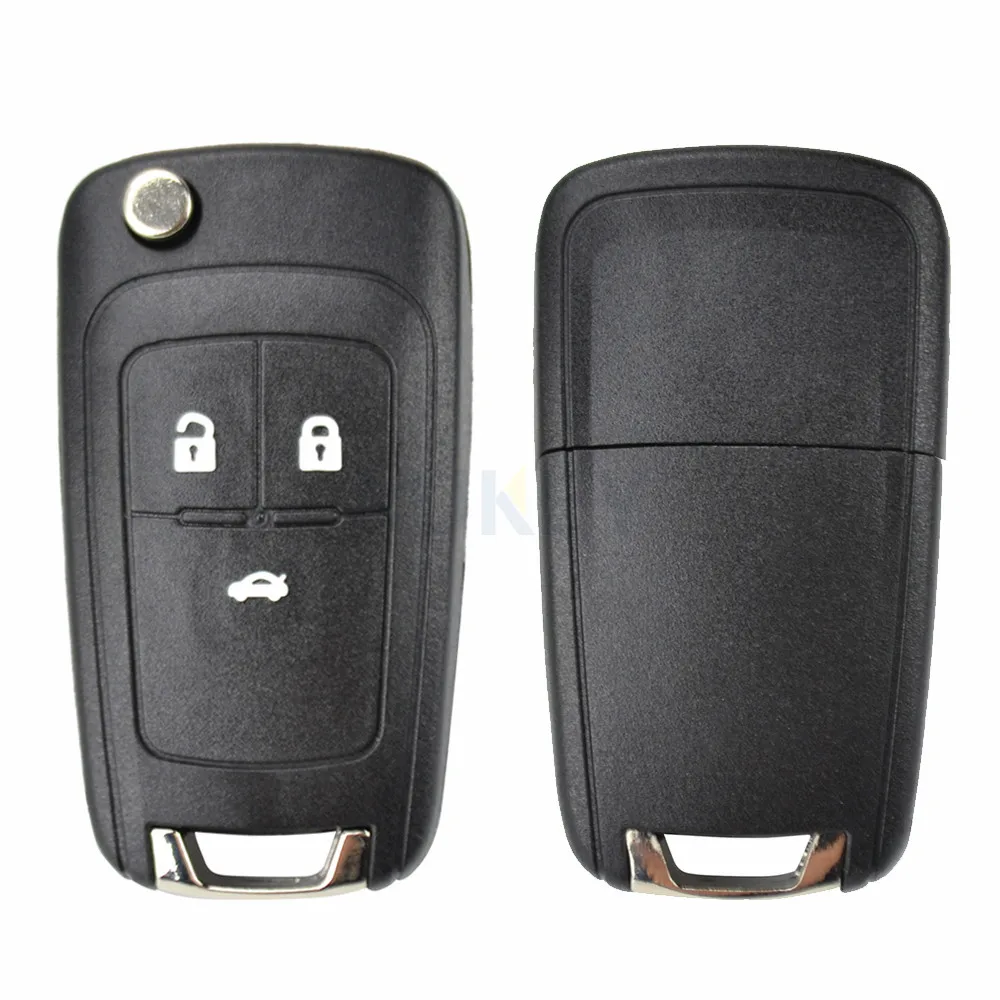 3 кнопочный Автомобильный Дистанционный флип чехол для ключей Замена Fob Chevrolet Cruze