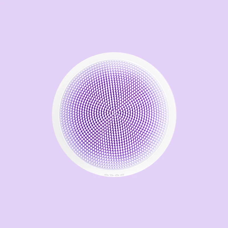 Xiaomi DOCO, электрическая щетка для очищения лица, MIJIA, Ультра звуковой Скруббер кожи, силиконовый звуковой вибратор, очиститель, устройство для чистки лица - Цвет: Purple
