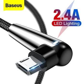 

Baseus Lighting Micro USB Cable Reversible Fast Charging Microusb Cable For Samsung A7 2018 Xiaomi Redmi Note 5 Android Charger