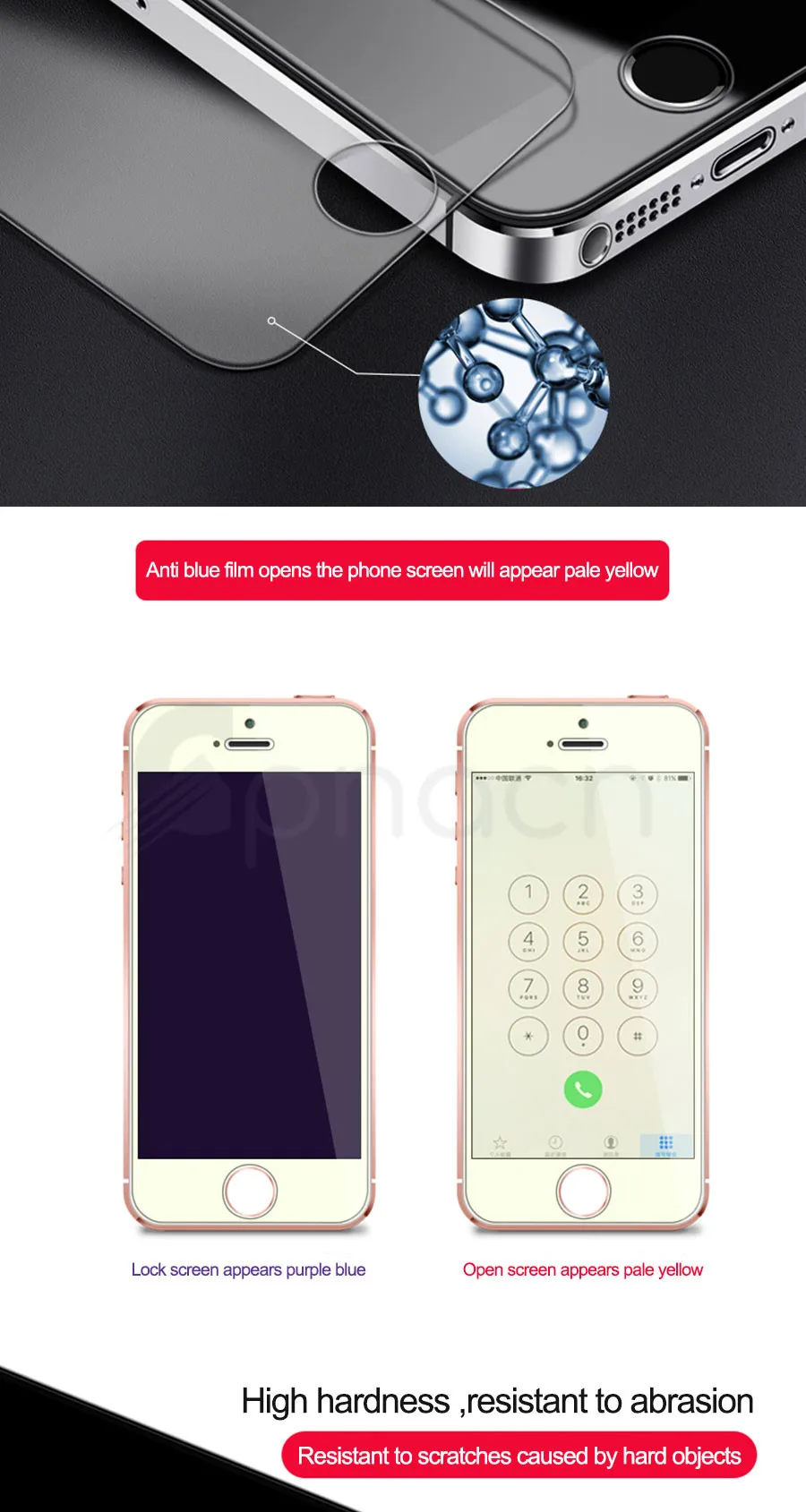 Закаленное стекло для Apple iPhone 5S 5 SE 5C защита экрана 9H Анти-взрыв защитная пленка, стекло для iPhone 5S, SE 4 4S 5